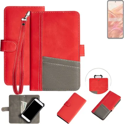 Produktbild von K-S-Trade Handy Schutzhülle für Motorola Razr 50 Hülle Portemonnee Brieftasche Klapphülle Kartenfächer Flip Wallet Case Etui