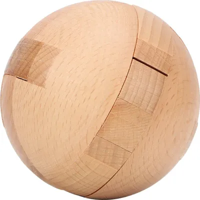 Produktbild von Holz Kinder Intelligentes Puzzle Ball Lock Baustein Lernspielzeug