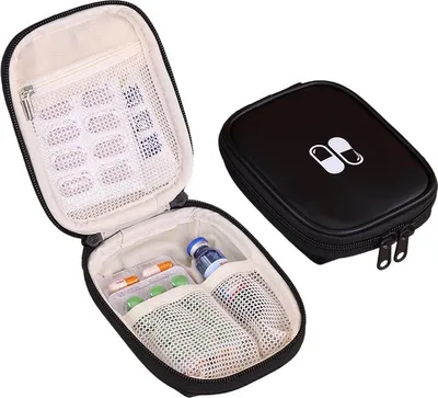 Produktbild von INF Mini Tragbare Reiseapotheke - Erste Hilfe Organizer für Unterwegs