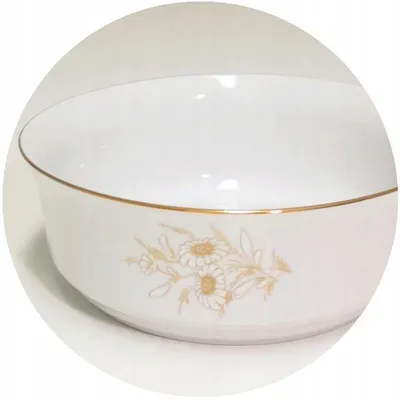 Produktbild von MALCER Kamelia Salatschüssel 17 cm handbemalt Porzellan