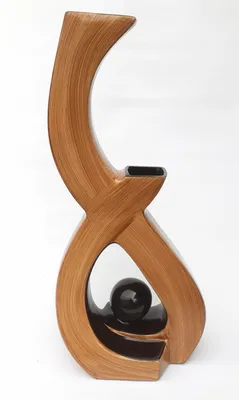 Produktbild von BODENVASE KERAMIK "Moderno" - ca.80 CM Beige