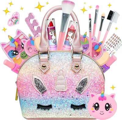 Produktbild von Kinderschminke Set Mädchen Kinder Make Up Schminkset Spielzeug 4-12 Jahre