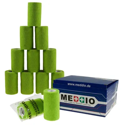 Produktbild von Haftbandagen 12 Stück - Fixierverband selbstklebend Bandage Größe+Farbe wählbar