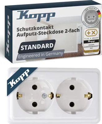 Immagine prodotto di KOPP SB presa di corrente 2f arkws mt AP custodia completa IP44