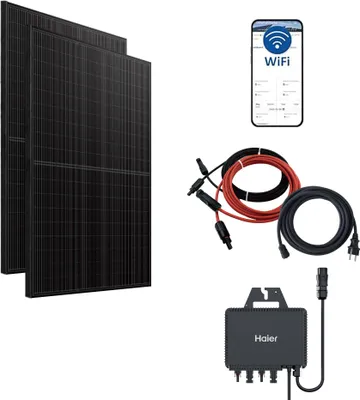 Zdjęcie produktu dla Haier Solar Inteligentny zestaw solarny na balkon Wi-Fi HMK1P-800Y-NT440X2