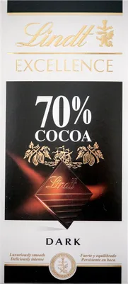Produktbild von Lindt 3046920028004, dunkle Schokolade, 100 g, 2350 kJ, 566 kcal, 41 g, 24 g