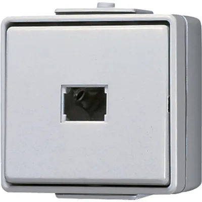 Produktbild von JUNG 631W - Drucktasten-Schalter - Weiß - Duroplast - IP44 - 250 V