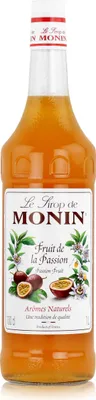 Produktbild von Monin Sirup Fruit de la Passion Maracuja 1 Liter - Cocktails (1er Pack)
