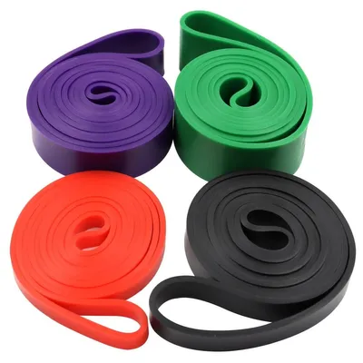 Immagine prodotto di Elzusha - Set di fasce elastiche multifunzionali - Ideale per yoga e allenamento di potenziamento muscolare