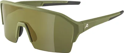 Produktbild von Alpina Ram HR Q-Lite Olive Matt/Gold Fahrradbrille