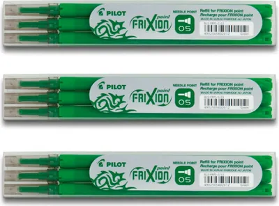 Produktbild von Pilot Frixion Point Ersatzminen 0.5 grün - 9er-Set