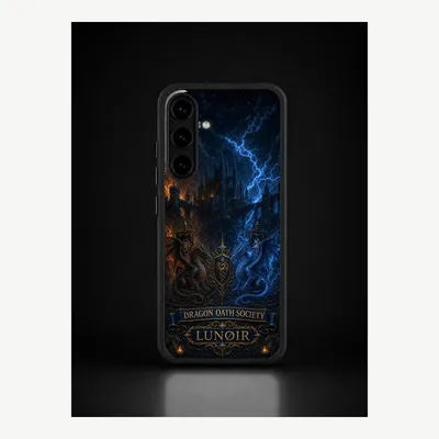 Produktbild von Samsung S25 Hülle Handyhülle Schutzhülle Case mit Drachen Motiv – LUNØIR ©
