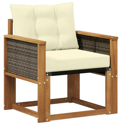 Produktbild von vidaXL Outdoor Mittelsofa Massivholz Akazie Natur