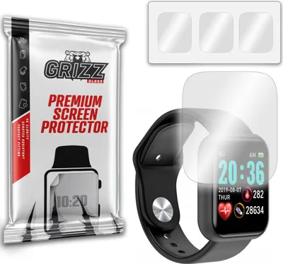 Produktbild von GrizzGlass Hydrogelfolie Hydrofilm für Smartwatch Y68s