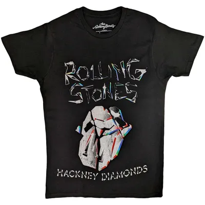 Produktbild von The Rolling Stones Hackney Diamonds Faded Logo Black M T-Shirt