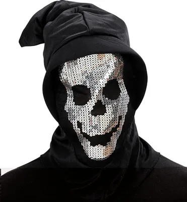 Produktbild von Totenkopfmaske mit Pailetten WIDMANN S.R.L.