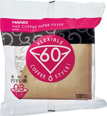 Produktbild von HARIO Misarashi V60-03 Kaffee Papierfilter Papierfilter Kaffee 100 Stk.