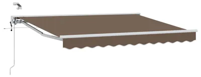 Produktbild von vidaXL Elektrische ausziehbare Markise Taupe 5 x 3 m