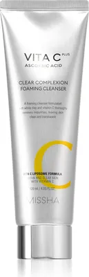 Image de Missha - Vita C Plus Ascorbic Acid Clear Complexion Foaming Cleanser - 120 ml