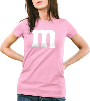 Produktbild von style3 m Damen T-Shirt für Fasching und Karneval Gruppen-Kostüm Paar-Verkleidung JGA Party, Farbe:Pink, Größe:S