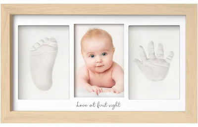 Productafbeelding van KeaBabies Set voor hand- en voetafdrukken van baby's, ter herinnering (van asenhout)