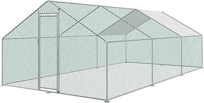 Imagen del producto de Silecomplaza: Gallinero, recinto para animales, corral para gallinas de 3x6x2 metros