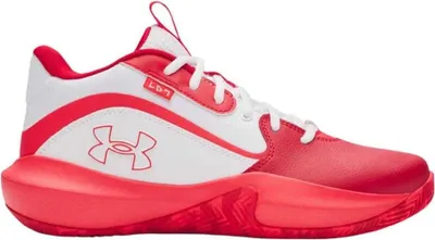 Immagine prodotto di Scarpe da basket Under Armour Lockdown 7, colore rosso e bianco, taglia EU 46. Rosso e bianco, taglia EU 46