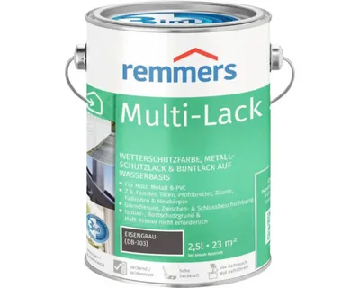 Produktbild von Remmers Multi-Lack 3in1 eisengrau 2,5 l
