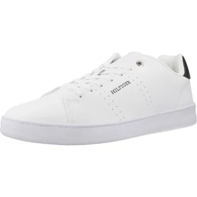 Produktbild von Tommy Hilfiger Herren Low Sneaker Weiß Glattleder Größe: 44