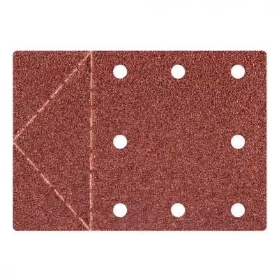 Obrázok produktu pre GRAPHITE Brúsny papier 115 x 160 mm, otvory, perforácia na odtrhnutie, suchý zips. K40, 3 ks.