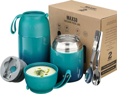 Obrázok produktu pre Izolované nádoby z nehrdzavejúcej ocele 500 ml a 700 ml skladacie nádoby zachovávajúce teplo