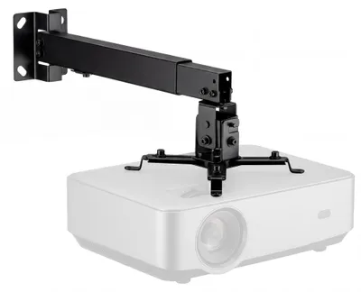 Produktbild von Wiltec Beamerhalterung 20kg universelle Projektorhalterung Decke und Wand 43-65cm schwenkbar drehbar