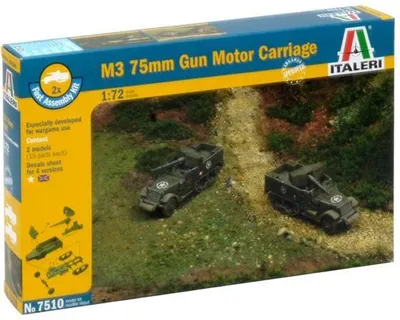 Produktbild von Italeri 1:72 M3 75mm Half Tank
