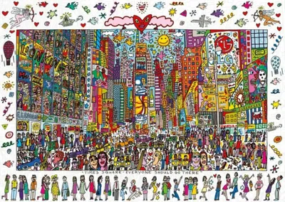 Immagine prodotto di James Rizzi: Times Square. Puzzle 1000 Teile