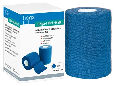 Zdjęcie produktu dla Höga-Lastic-Haft niebieski 10cmx5m 1 szt