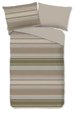 Immagine prodotto di Biancheria da letto "Oxford" - Marrone - (140x200 cm) - 100% cotone