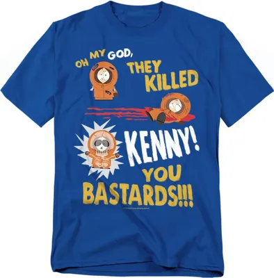 Image de South Park - "Dead Kenny" T-shirt Homme/Femme Unie TV20762 (M) (Bleu roi)