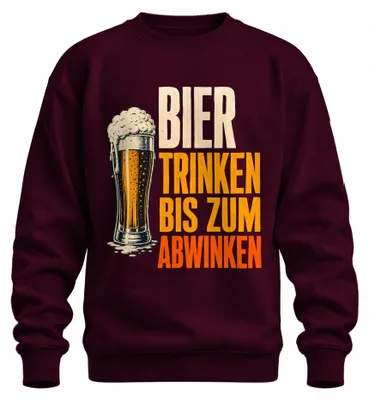 Imagen del producto de Camiseta o sudadera para beber cerveza, fiestas,  , despedida de soltera, color burdeos, talla XXL