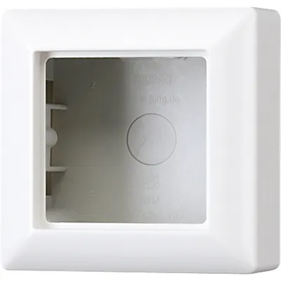 Produktbild von JG A 500 AP Kappe mit Rahmen AS581AW 1fach weiß