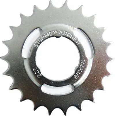 Produktbild von SunRace Steckkranz 22 Zähne, 1/2 x 1/8, gekröpft