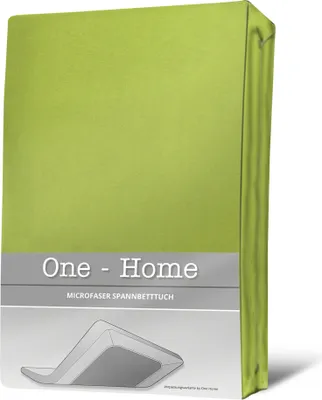 A product package for a fitted sheet, showing the color and a diagram of the product.
