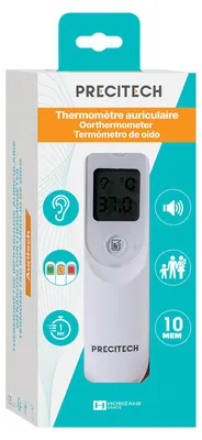 Image de Thermomètre auriculaire Auritech infrarouge digital rapide