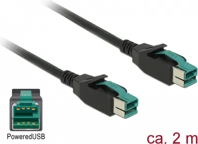 Obrázok produktu pre DeLOCK 85493, 2 m, PoweredUSB, PoweredUSB