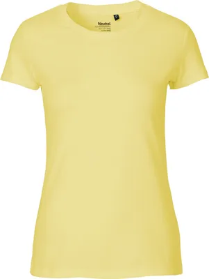 Produktbild von Neutral O81001 | damen Fitted T-Shirt / 100% Fairtrade-Baumwolle - Farbe: Dusty Yellow - Größe: L