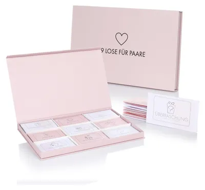 Produktbild von FunX Losbox für Paare - Lose voller Überraschungen, Leidenschaft und Verführungen - Erotische Geschenkidee zum Jahrestag, Geburtstag oder Valentinstag
