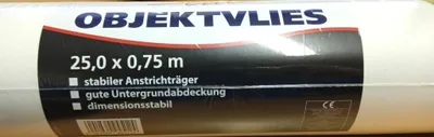 Produktbild von Objektvlies 25,0 x 0,75 m 120g/m² Vliestapete Malervlies Saniervlies PROFIline