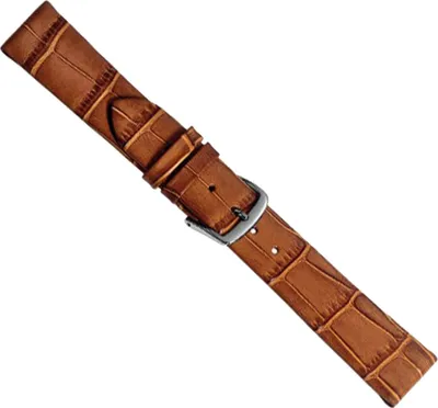 Produktbild von Herzog Louisiana Clip Uhrenarmband | Kalbsleder braun 20463S, Stegbreite:16mm