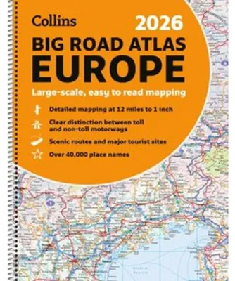 Obrázek produktu pro Collins 2026 Velký silniční atlas Evropy