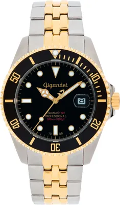 Produktbild von Gigandet Automatikuhr Edelstahl Silber Schwarz Sea Ground - G2-016