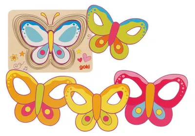Produktbild von Schichtenpuzzle Schmetterling